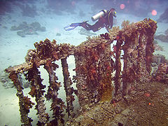 Remains of the wreck