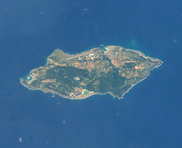 Yonaguni from space, April 2014