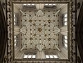 Interior of central tower, looking upwards