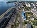 * Nomination: Vyborg-Export railway station photographed from above. Vyborg seaport, Leningrad Oblast, Russia. By User:Красный --Екатерина Борисова 03:44, 14 June 2024 (UTC) * Review Need perspective correction, otherwise good. --Plozessor 03:51, 14 June 2024 (UTC) Corrected, but it lead to most of the sky being cut-out. Красный 08:40, 16 June 2024 (UTC) You could do the perspective correction only for the lower part (the part that is left now) and leave the sky as it was. Now it would be ok but it would look better with the sky. --Plozessor 07:22, 19 June 2024 (UTC)