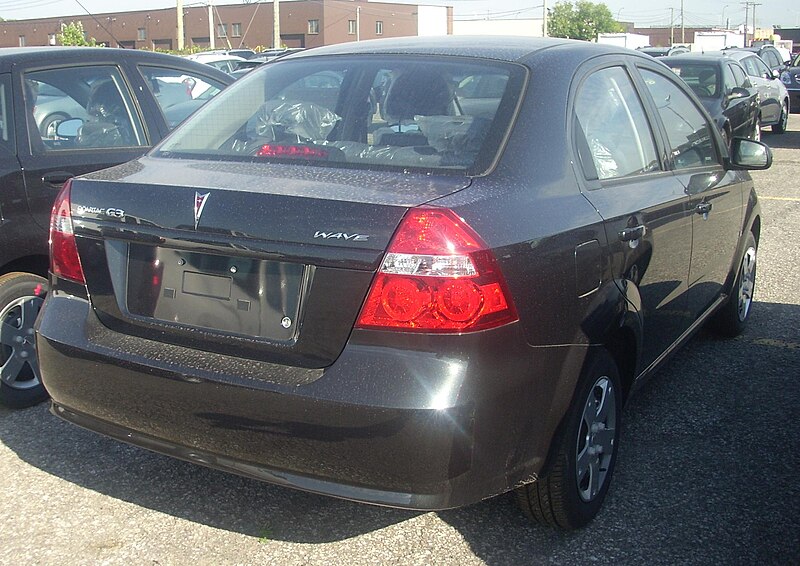 File:'09 Pontiac G3 Wave Sedan (Rear).JPG