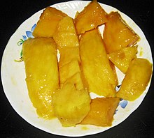 'Langra' mango (sliced) 'Langra' mango (sliced).jpg