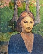 Portrait de ma sœur Madeleine (Portrait of my sister Madeleine) by Emile Bernard in Musée Toulouse-Lautrec