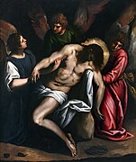 Cristo morto sorretto da tre angeli (Dead Christ Supported by Three Angels ) by Leandro Da Ponte - Gallerie dell'Accademia