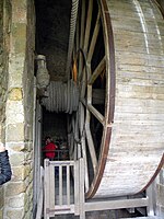 Cage d'écureuil du monte-charge du Mont-Saint-Michel