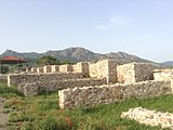 Remains of the fortress Tuida with the Sinite Kamani in the background