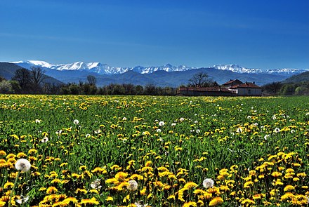 A view of the Balkan Mountains