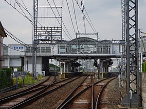 近鉄京都線 新祝園駅 Shinhōsono stasiun 2013.8.28 - panoramio (2)