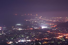 青の山山頂展望台からの瀬戸大橋 - panoramio.jpg