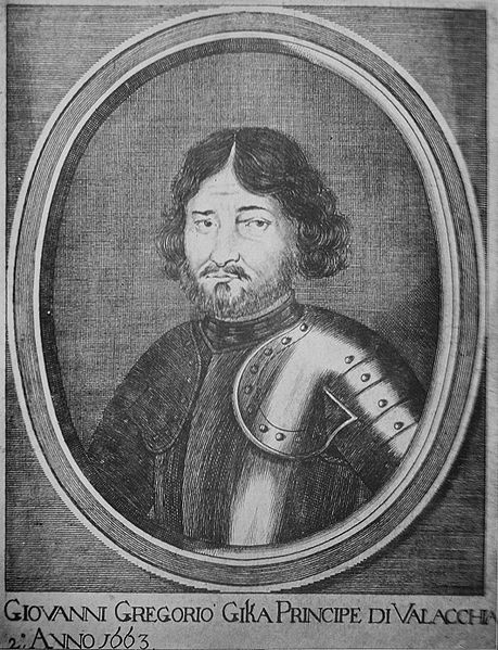 Grigore Ghica, the first Prince of Wallachia (1659–1660 and 1673–1678) from the Ghica family.