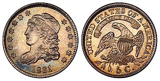 <span class="mw-page-title-main">Capped Bust</span> Former design used on United States coinage
