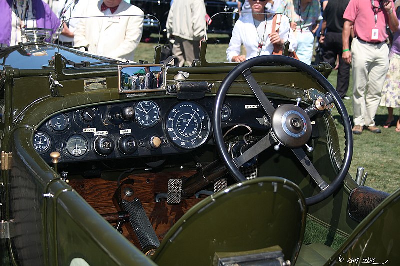 File:1930 Bentley Speed Six - Old Number 2 int 4668554133.jpg