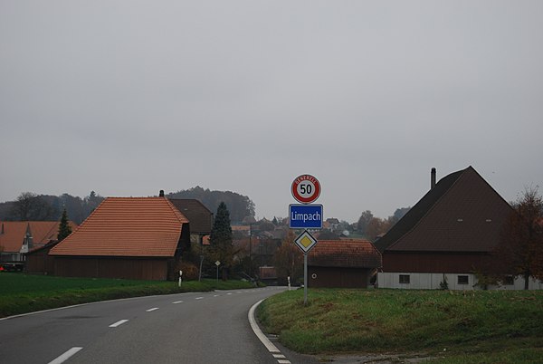 Limpach village and surrounding countryside