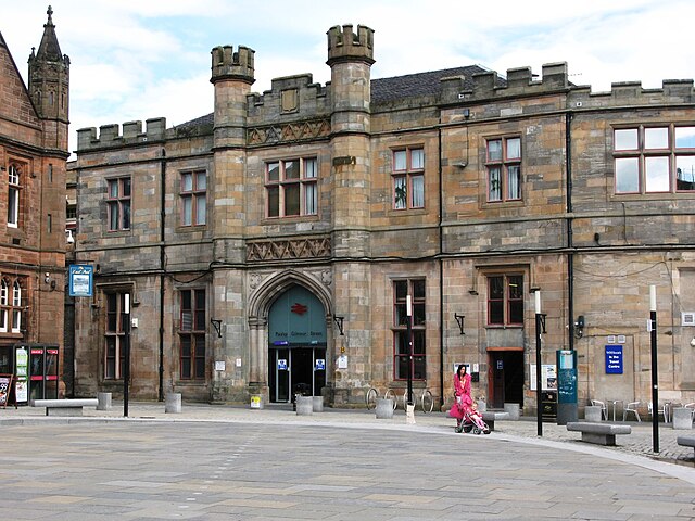 Gilmour Street station where Donoghue arrived in Paisley