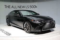 Lexus LS. The rapid growth and success of Toyota's Lexus and other Japanese automakers reflects Japan's strength and global dominance in the automobile industry. 2017-03-07 Geneva Motor Show 1217.JPG