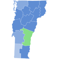 Results by county:
Zuckerman--50-60%
Zuckerman--40-50%
Zuckerman--30-40%
Holcombe--40-50% 2020 VT GOV Dem primary.svg