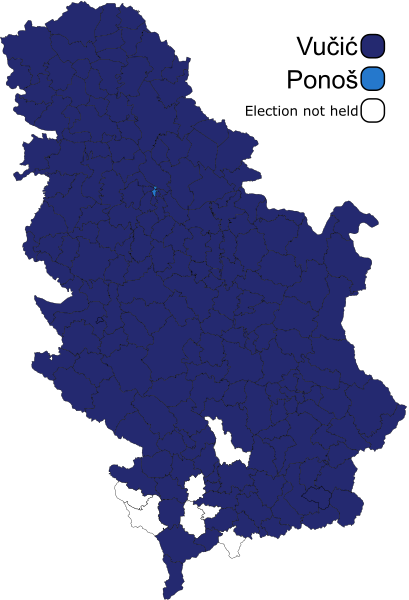 File:2022 Serbian presidential election map.svg