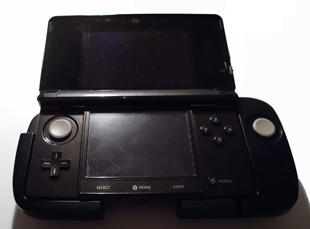 The Circle Pad Pro accessory for the original Nintendo 3DS