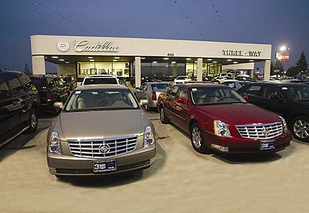Cadillac dealership in Bakersfield, CA in 2006