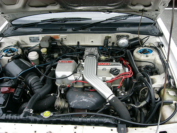 4G63B Cyclone Dash 3x2 in a fifth generation Galant