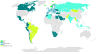 Carte des accords économiques entre l'AELE et des pays ou organisations tiers