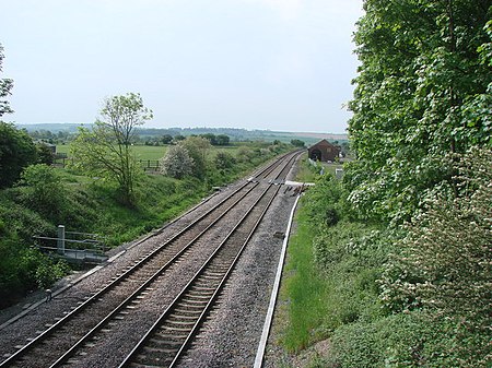 Ackworth railway station by Bill Henderson