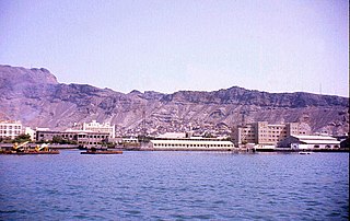 <span class="mw-page-title-main">HMS Sheba</span> Former Royal Navy shore base at Steamer Point (now Tawahi) on the Arabian Peninsula