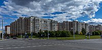 English: Adzincova and Skrypnikava streets. Minsk, Belarus Беларуская: Вуліцы Адзінцова і Скрыпнікава. Мінск, Беларусь Русский: Улицы Одинцова и Скрипникова. Минск, Беларусь