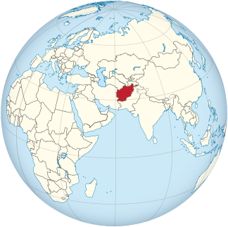 Afghanistan on the globe (Afro-Eurasia centered).svg