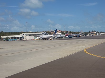 Aircraft at Providenciales Airport