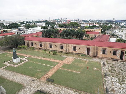 Aerial view of the Ozama Fortress
