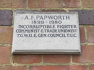 Bert Papworth British trade unionist