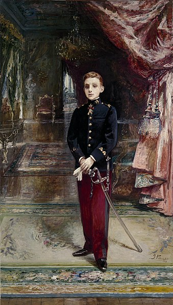 File:Alfonso XIII, cadete. (Museo del Prado).jpg