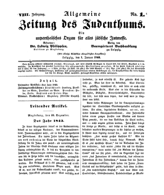 <i>Allgemeine Zeitung des Judentums</i>