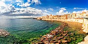 Along the island of ortigia