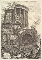 Thumbnail for File:Altra V. del Tempio della Sibilla in Tivoli (Another view of the Temple of the Sibyl in Tivoli) MET DP828240.jpg