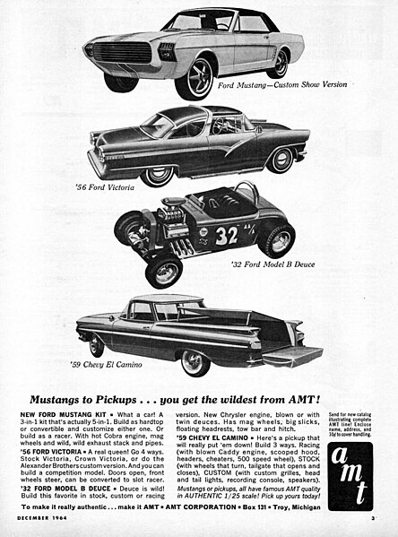 File:Amt mustang victoria elcamino models ad 1964.jpg