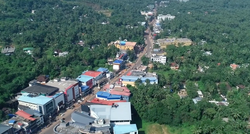 An aerial view of Valanchery town