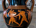 Andokides Painter ARV 3 1 Herakles Apollon tripod - wrestlers (04)