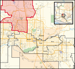 Arizona's 8th congressional district in Phoenix (since 2023).svg
