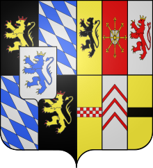 Wappen von Pfalz-Zweibrücken um 1720