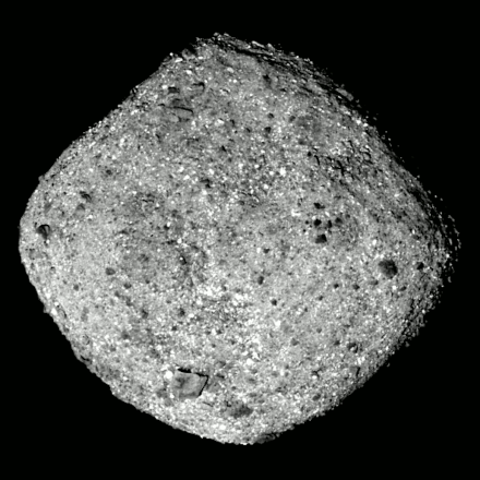 Asteroid Bennu, imaged by the OSIRIS-REx probe, 3 December 2018
