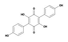 2,5-dihydroksy-3,6-bis (4-hydroksyfenylo) -1,4-benzochinon