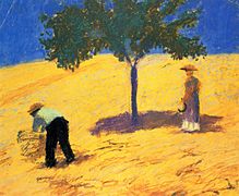 Arbre dans un champ de blé (1907).