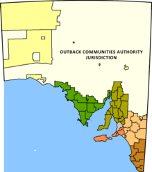 Fonds de développement communautaire autochtone de l'Outback - Carte