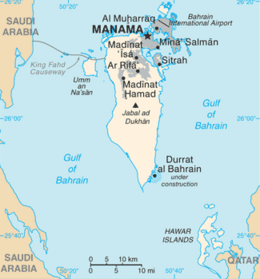 Bahrain - Karta