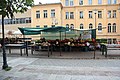 Deutsch: Obst und Gemüsemarkt am Moyzesplatz in Banská Bystrica