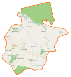 Mapa lokalizacyjna gminy Baruchowo