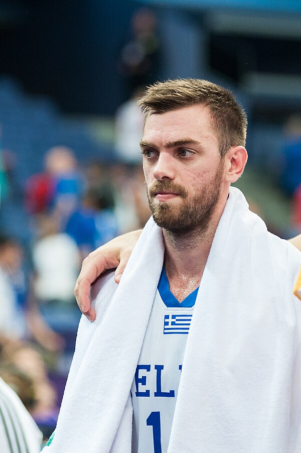 Mantzaris during EuroBasket 2017