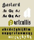 Thumbnail for Bastard (typeface)